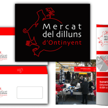 Imagen corporativa, Mercat del dilluns d'Ontinyent. Design, and Advertising project by Vicente Ivars - 02.23.2010
