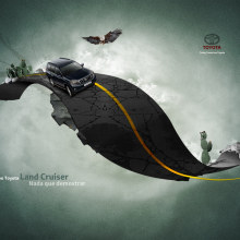 Land Cruiser. Design, Traditional illustration, Advertising, Motion Graphics, Photograph, and 3D project by Fabiano Rosa - 03.02.2010