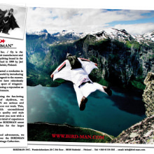 Ad for Skydiving Magazine. Design, and Advertising project by Laura Ramos Tirado - 03.11.2010