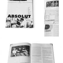 Revista "Absolut zine #8". Design project by Lluís Aparicio Paytubí - 03.16.2010