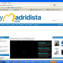 soymadridista.com. Programação , e UX / UI projeto de Luis Rafael Castro - 26.03.2010