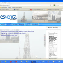 Esvenca.com.ve. Design, Programação , e UX / UI projeto de Luis Rafael Castro - 26.03.2010