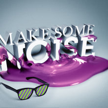 Make some noise. Un proyecto de Diseño, Ilustración tradicional y 3D de We want to believe - 30.03.2010