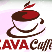 cava caffe logo. Design, and Advertising project by nathalie figueroa savidan - 01.14.2011