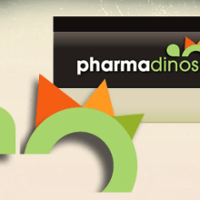 pharmadinos logo y frontend. Design, and Advertising project by nathalie figueroa savidan - 01.14.2011