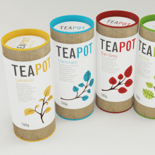 Teapot Packaging. Design, Traditional illustration, Advertising, and 3D project by Nadia Arioui - 05.03.2010