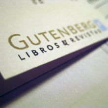 Papelería Gutenberg. Design project by Ariel Martínez - 05.04.2010