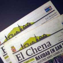 Periódico El Chena. Design project by Ariel Martínez - 04.30.2010