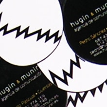 hugin&munin&tarjetas. Design project by Hugin & Munin - 05.17.2010