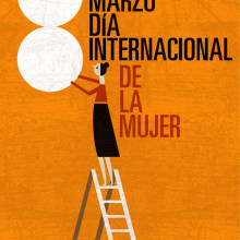 Cartel Dia de la Dona. Un proyecto de Diseño e Ilustración de Juanjo G. Oller - 20.05.2010