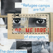 refugee. Ilustração tradicional projeto de Mr. Zé - 04.06.2010