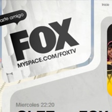MySpace - FOXTV. Programação  projeto de Marc Torres - 04.06.2010