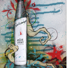 Stolichnaya Elit. Design, and Traditional illustration project by Martin Bochicchio - 06.11.2010