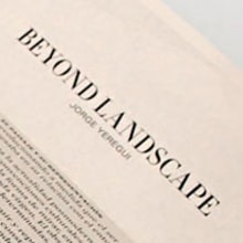 Beyond Landscape. Un proyecto de Diseño de Juanjo Justicia Peláez - 30.06.2010
