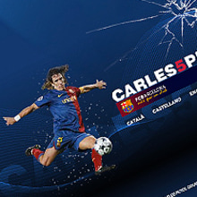 Carles Puyol. Design, and Programming project by Guillermo Lucini - 07.06.2010