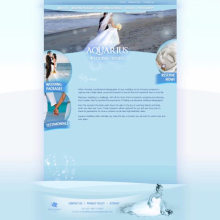 Diseño de Sitio Web Aquarius Wedding Videos. Design, e UX / UI projeto de Leydi Alejandra Marí Rivero - 14.07.2010