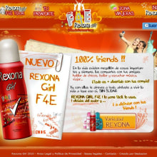 Rexona Friends Forever Tour. Un proyecto de Diseño, Publicidad y UX / UI de Mª Eugenia Rivera de Lucas - 15.07.2010