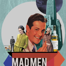 Mad Men. Un proyecto de Diseño, Ilustración tradicional, Publicidad, Cine, vídeo y televisión de David Shot - 19.07.2010