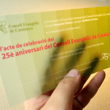 Papelería Global Evento: 25 aniversari CEC. Un proyecto de Diseño y Publicidad de Nadie Diseña - 27.07.2010