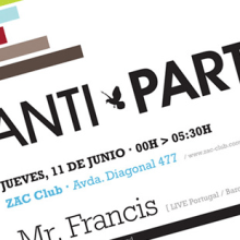 Anti.Party. Un proyecto de Diseño de ricardo macedo - 06.08.2010