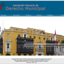 Asociación Peruana de Derecho Municipal. Un proyecto de Instalaciones de Jesús Loarte - 18.08.2010