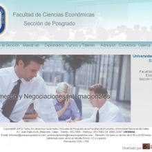 Sección de Posgrado Facultad de Ciencias Económicas UNAC. Instalações projeto de Jesús Loarte - 18.08.2010