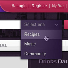 MixerCity homepage layout. Un proyecto de Diseño y Música de Six Design - 30.08.2010