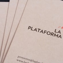 La Plataforma.  projeto de Tres Tipos Gráficos - 07.09.2010