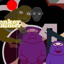 monkey summer tour. Design, Ilustração tradicional, e Motion Graphics projeto de David Labiano - 07.09.2010