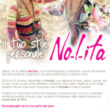 emailing nolita. Un proyecto de Publicidad de Massimiliano Seminara - 07.09.2010