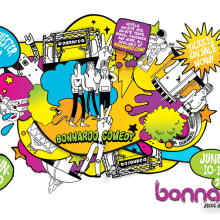 Grooveshark / Bonnaroo. Un proyecto de Diseño e Ilustración tradicional de mauro hernández álvarez - 15.09.2010