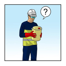 Prevención de riesgos laborales. Traditional illustration project by Martín Pardo - 09.19.2010