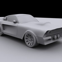 Ford Mustang GT 500 Eleanor. Un proyecto de 3D de Felipe Cambas Cancelo - 06.10.2010