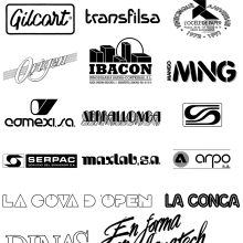 Logos B/N.  projeto de Joan Guillén Padrell - 08.10.2010