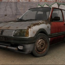Peugeot 205 3ds max. Design, Traditional illustration, Advertising, Music, Motion Graphics, Installations, Programming, Photograph, Film, Video, TV, UX / UI, 3D & IT project by laurrakamadre.com - 10.09.2010
