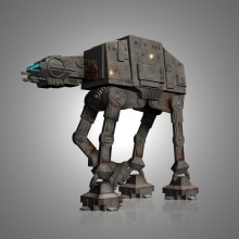 Old AT-AT. Design, and 3D project by kid_A - 10.22.2010