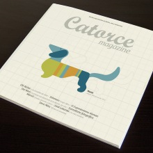 Portada y Artículo: Catorce Magazine. Een project van  Ontwerp y Traditionele illustratie van Jacinto Navarro Mondéjar - 25.10.2010