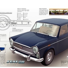 SEAT 1500. Traditional illustration, and 3D project by Francisco Castracane - 10.26.2010