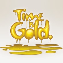 Time is Gold. Design, and Traditional illustration project by Jose L Sebastian - 11.08.2010