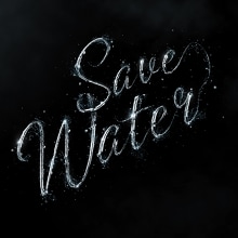 Save Water. Design, and Traditional illustration project by Jose L Sebastian - 11.08.2010