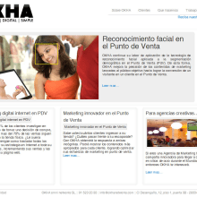 Okha. Design, Programação , e UX / UI projeto de Raul Valverde - 12.11.2010
