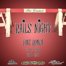 Rails Night 2007. Design, Traditional illustration, Advertising, and Photograph project by Marc Perelló - 11.18.2010
