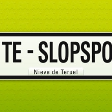 TE- SlopSpot. Un projet de Design , Illustration traditionnelle, Publicité , et Photographie de Marc Perelló - 18.11.2010