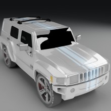 Hummer H3. 3D project by Felipe Cambas Cancelo - 11.02.2010
