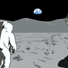 Postales desde la Luna. Un progetto di Design, Illustrazione tradizionale e Fotografia di SoXimple - 02.12.2010