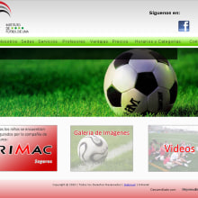 Instituto de Futbol de Lima. Publicidade projeto de Jesús Loarte - 07.12.2010