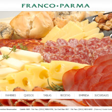 Franco Parma - Web site. Design, e UX / UI projeto de Maximiliano Haag - 29.12.2010
