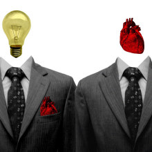 Reason Vs Heart. Design, Traditional illustration, and Photograph project by Oscar Angel Rey Soto - 12.31.2010
