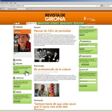 Revista de Girona. Programação  e Informática projeto de Mario Martínez Catena - 05.01.2011