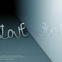 Love / Hate. Un proyecto de Diseño y 3D de Enric Boix - 10.01.2011
